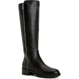 Style & Co. Women's Garrigan Faux Leather Knee-High Riding Boots Black Size 6.5M